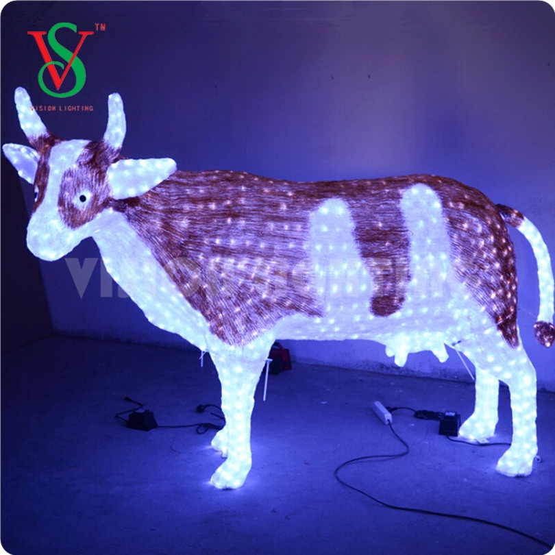 led滴塑奶牛造型灯