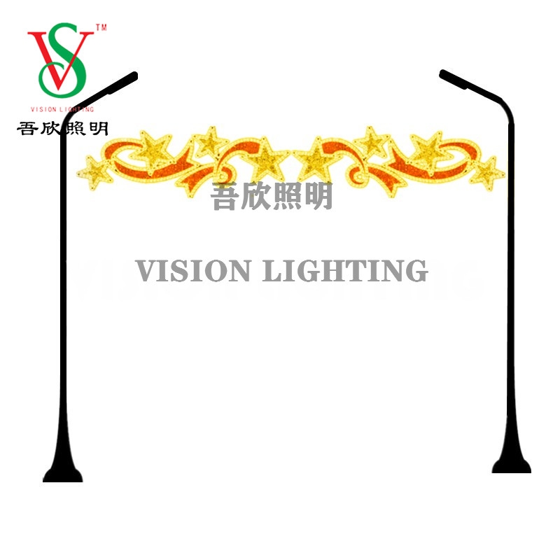 广州led跨街图案艺术造型灯